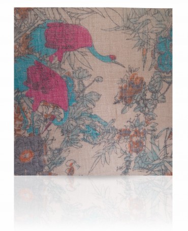 Палантин Женский W-CRANE/GOLD